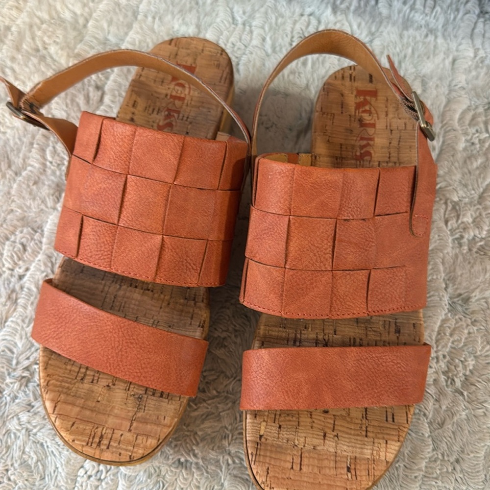 Korks brand sandals in a size 8 purchased at Nordstrom.